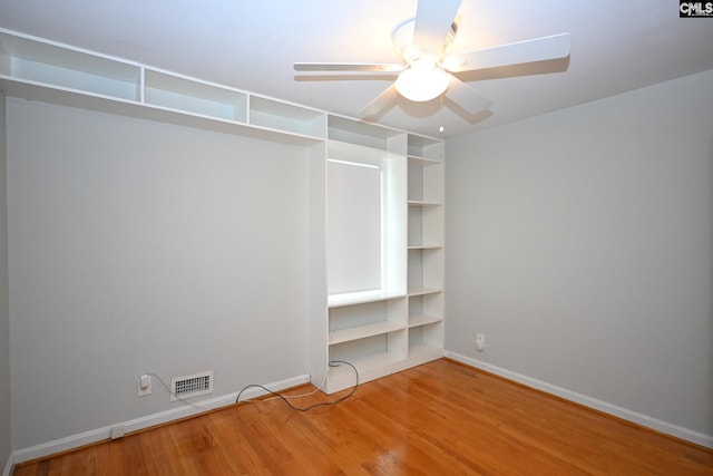 1120 Garden Ave, Cayce, SC 29033 - spare room featuring wood finished floors and a ceiling fan