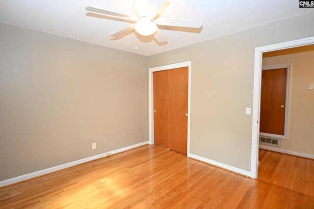 1120 Garden Ave, Cayce, SC 29033 - spare room featuring ceiling fan and light wood finished floors