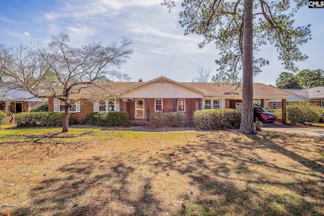 289 King Charles Rd, Columbia, SC 29209 - ranch-style home featuring an attached carport, brick siding, and driveway