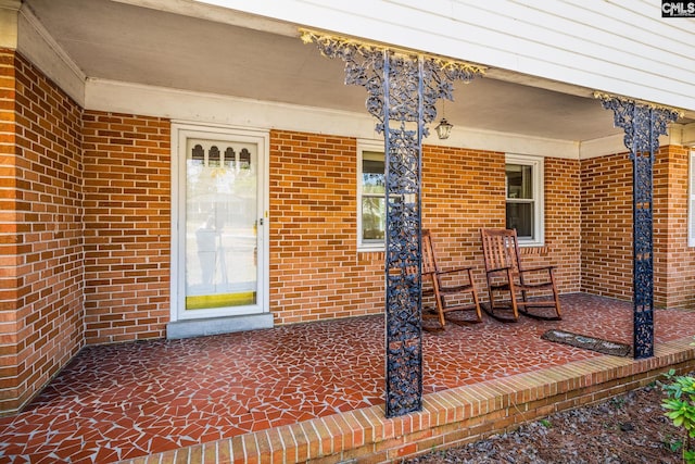 289 King Charles Rd, Columbia, SC 29209 - entrance to property with brick siding and covered porch