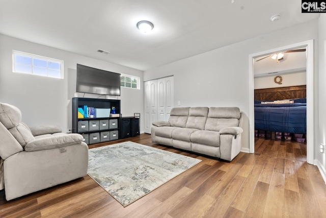 34 Riesling Ct, Lugoff, SC 29078 - living area featuring wood finished floors