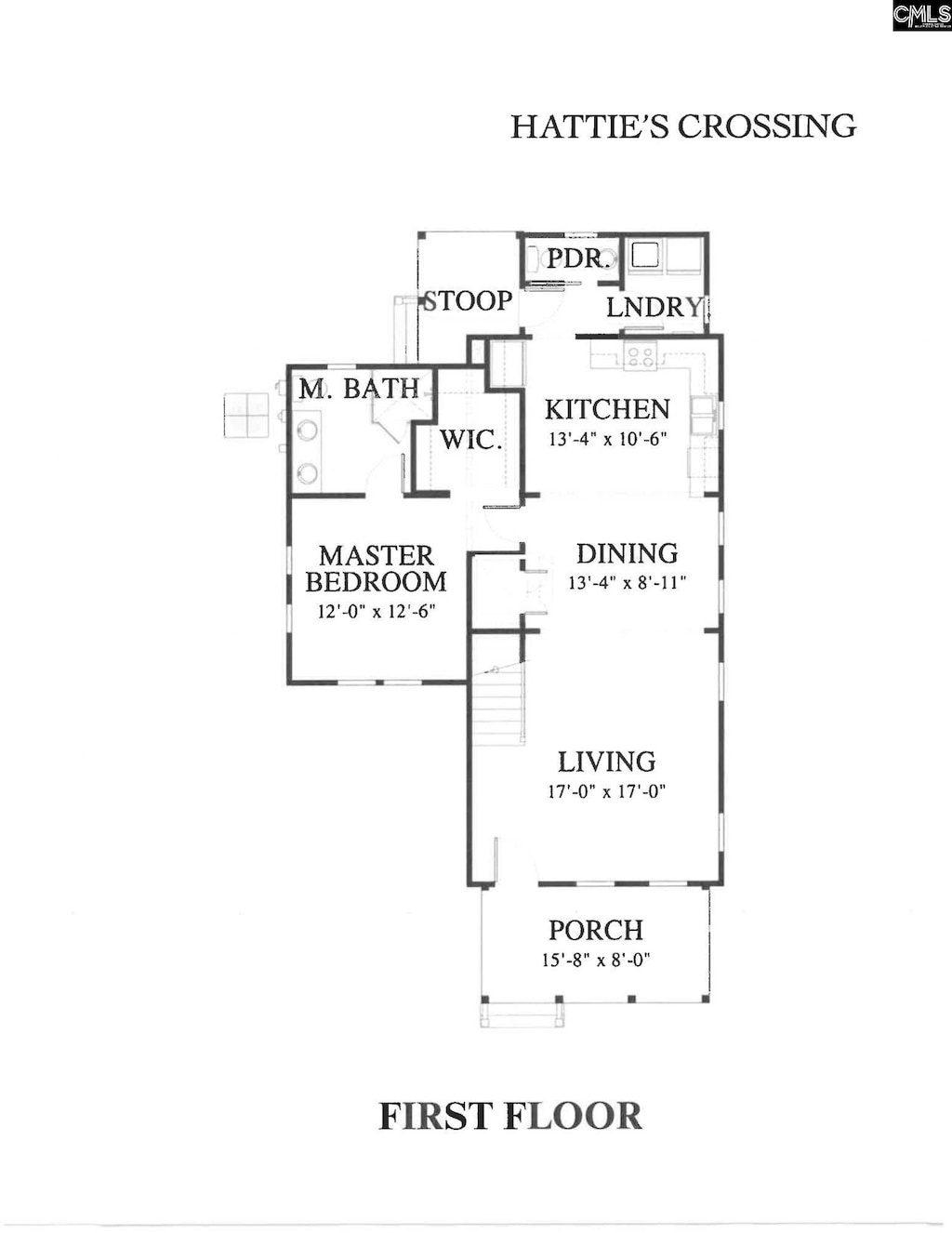 742 Poplar St, Cayce, SC 29033 - view of floor plan / room layout