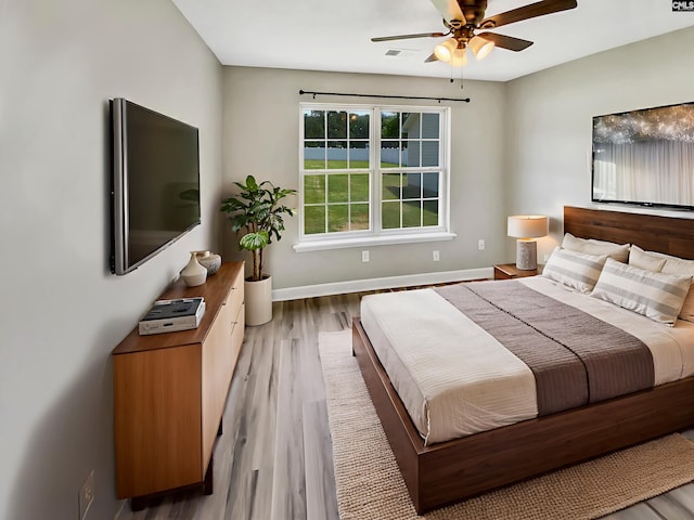 1524 Highway Church Rd, Elgin, SC 29045 - bedroom featuring wood finished floors and a ceiling fan
