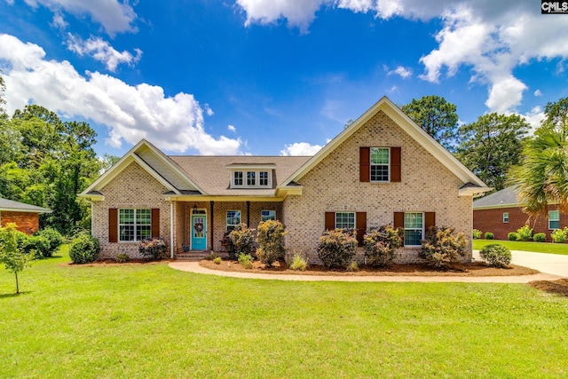 6150 Crabtree Rd, Columbia, SC 29206 - view of front of home with brick siding and a front yard