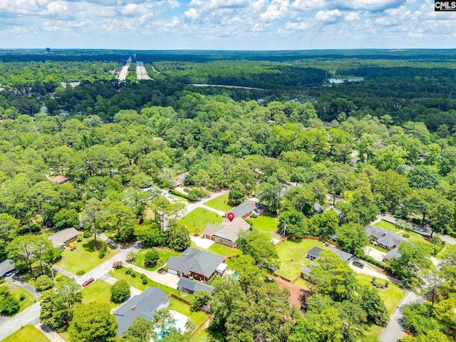 6150 Crabtree Rd, Columbia, SC 29206 - aerial view of a heavily wooded area