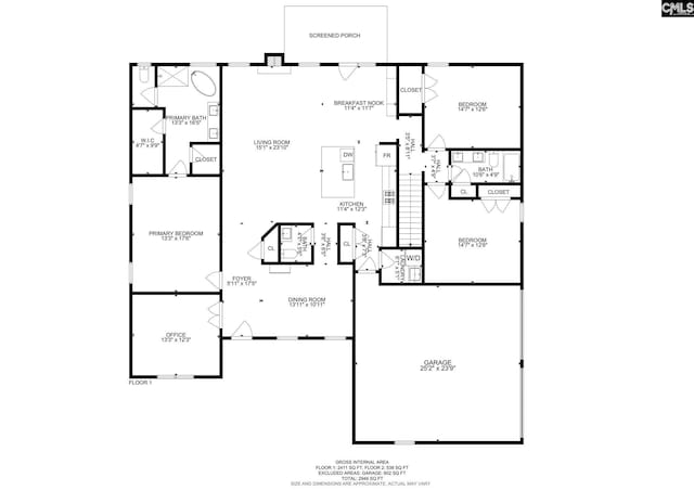 6150 Crabtree Rd, Columbia, SC 29206 - view of property floor plan