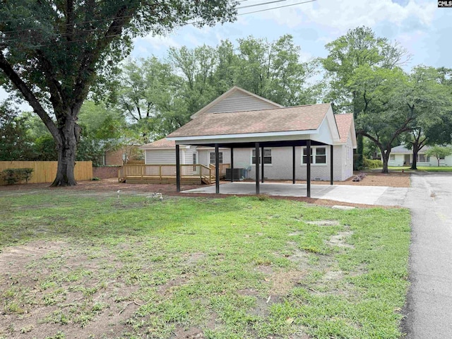 1341 Sanford Rd, Columbia, SC 29206 - view of front of property with a patio area and roof with shingles