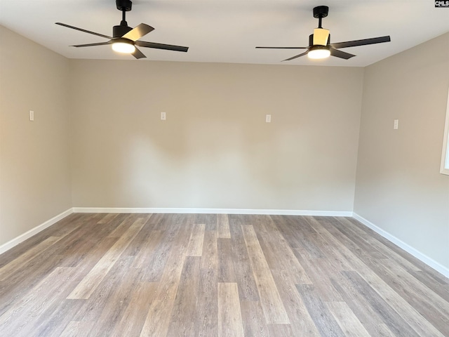 1341 Sanford Rd, Columbia, SC 29206 - spare room featuring a ceiling fan and wood finished floors