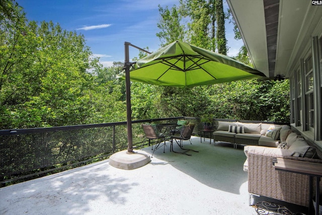 110 Summerlea Dr, Columbia, SC 29203 - view of patio / terrace featuring an outdoor living space