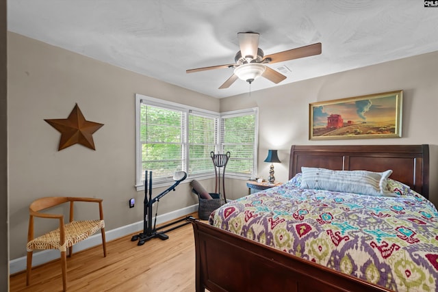 110 Summerlea Dr, Columbia, SC 29203 - bedroom featuring light wood-style floors and ceiling fan