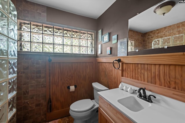 110 Summerlea Dr, Columbia, SC 29203 - full bath with vanity, walk in shower, and a wainscoted wall