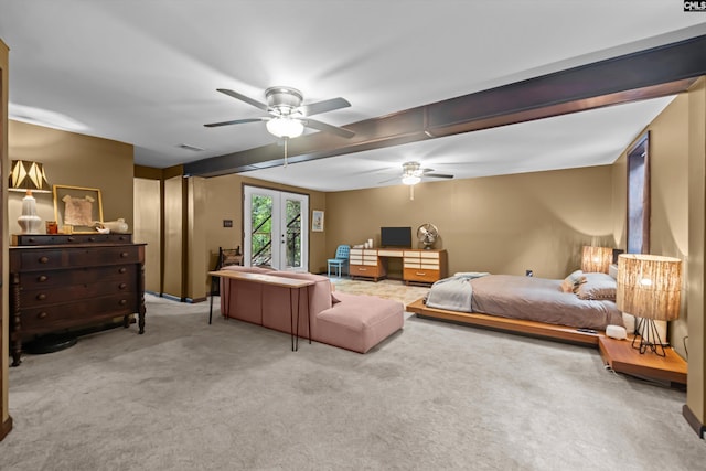 110 Summerlea Dr, Columbia, SC 29203 - bedroom with carpet flooring, a desk, and ceiling fan