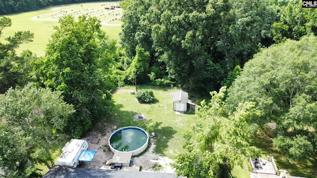 704 Cambridge, Lugoff, SC 29078 - aerial overview of property's location featuring a pool