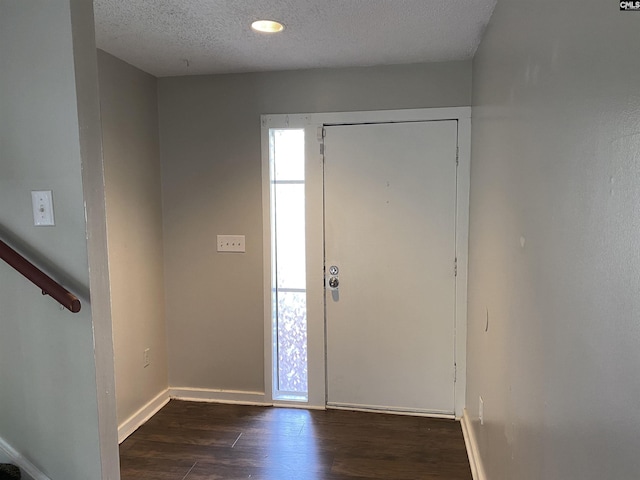 361 Hickory Hill Dr, Columbia, SC 29210 - entryway featuring dark wood-style floors and a textured ceiling