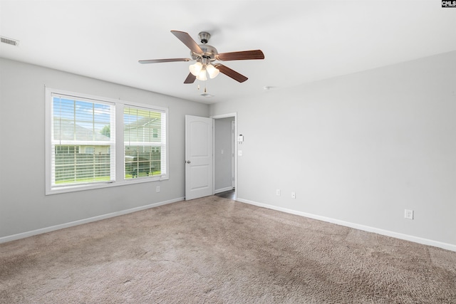 331 Aberlour Dr, Sumter, SC 29154 - carpeted empty room with ceiling fan and baseboards