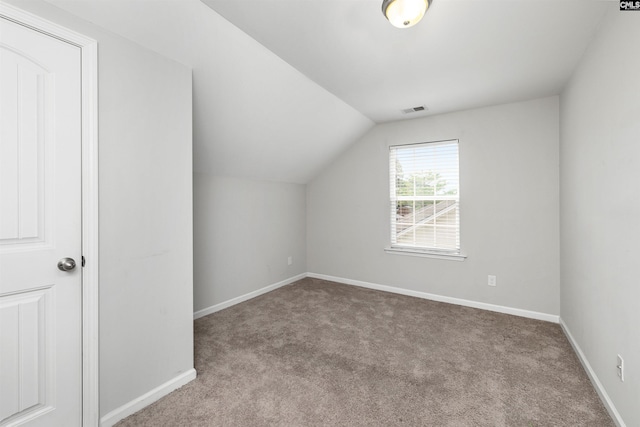 331 Aberlour Dr, Sumter, SC 29154 - additional living space featuring carpet and vaulted ceiling
