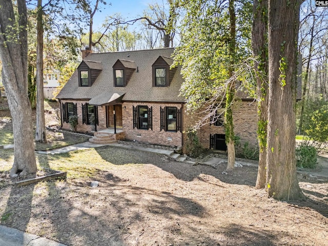 301 Colony Hill Rd, Lexington, SC 29072 - view of front of house with brick siding, roof with shingles, and a chimney