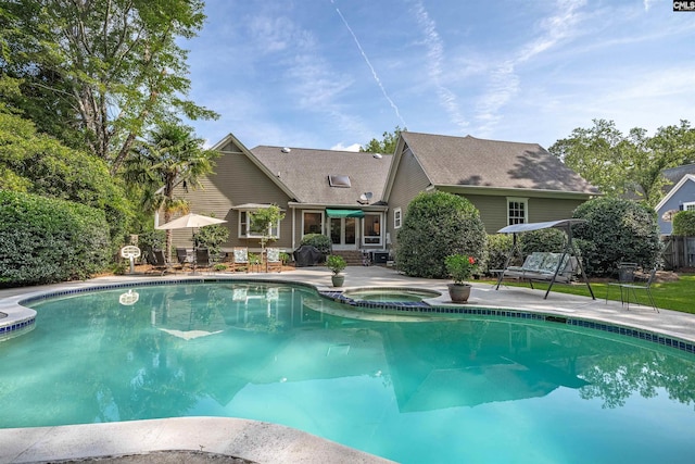 8 Sand Spur Rd, Columbia, SC 29223 - view of pool featuring a patio area and a pool with connected hot tub