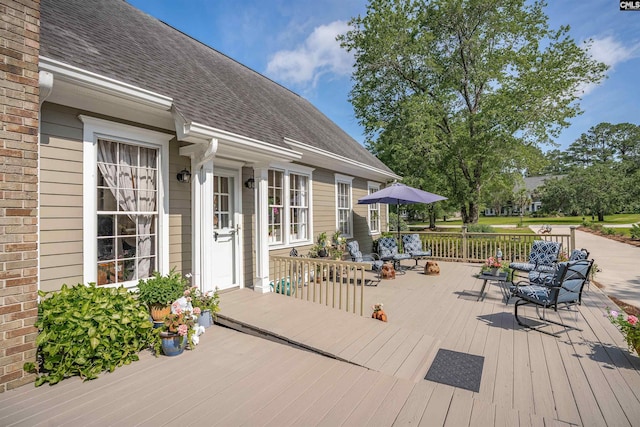 8 Sand Spur Rd, Columbia, SC 29223 - view of wooden deck