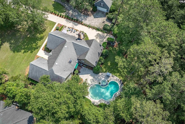 8 Sand Spur Rd, Columbia, SC 29223 - aerial view of property and surrounding area with a pool
