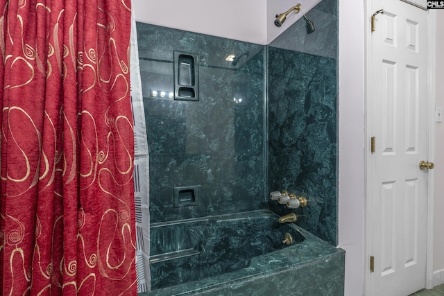 705 Kinlock Ct, Columbia, SC 29223 - full bathroom with a combined bath / shower with marble appearance