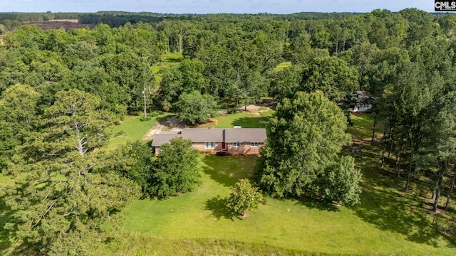159 Rogers Rd, Saluda, SC 29138 - aerial view of property and surrounding area featuring a heavily wooded area