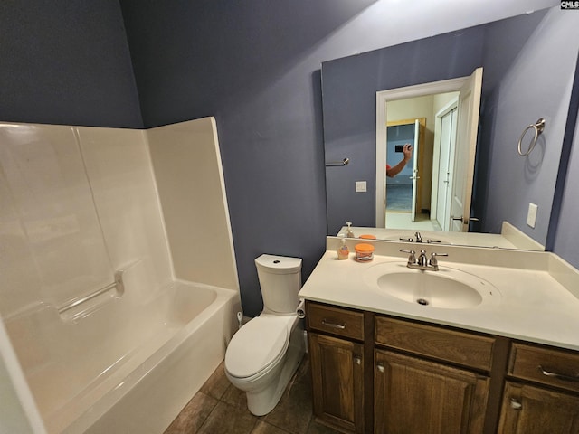 116 Avington Ln, Columbia, SC 29229 - bathroom featuring vanity, tile patterned floors, and shower / bathtub combination