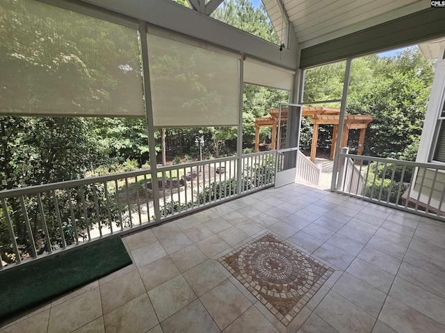 116 Avington Ln, Columbia, SC 29229 - unfurnished sunroom featuring lofted ceiling
