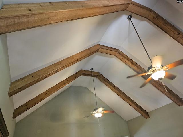 116 Avington Ln, Columbia, SC 29229 - detailed view of a ceiling fan and beamed ceiling