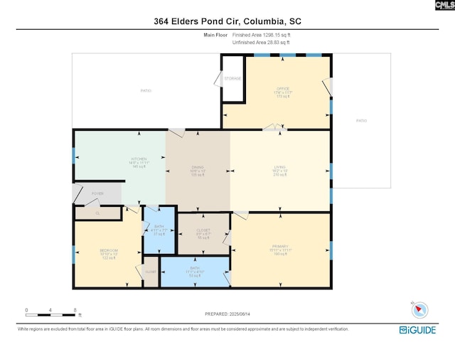 364 Elders Pond Cir, Columbia, SC 29229 - view of home floor plan