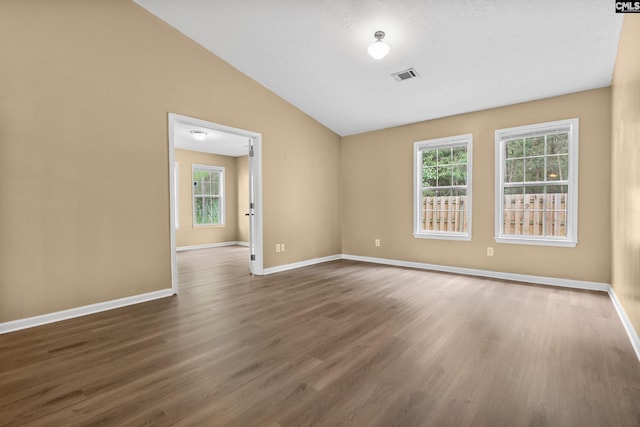 364 Elders Pond Cir, Columbia, SC 29229 - spare room with vaulted ceiling and wood finished floors