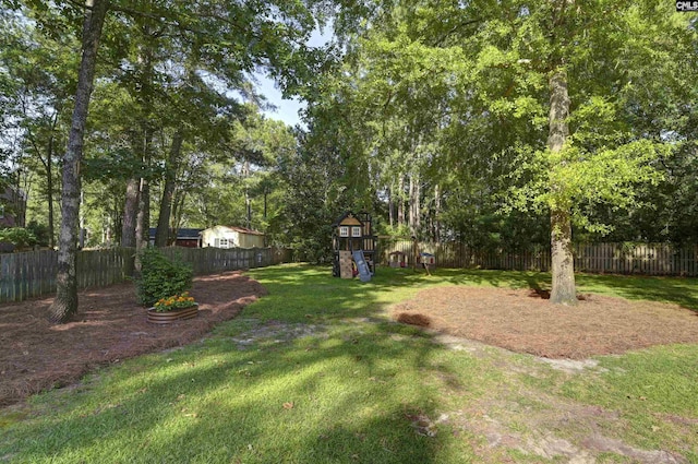 430 Hampton Creek Ct, Columbia, SC 29209 - fenced backyard featuring a playground