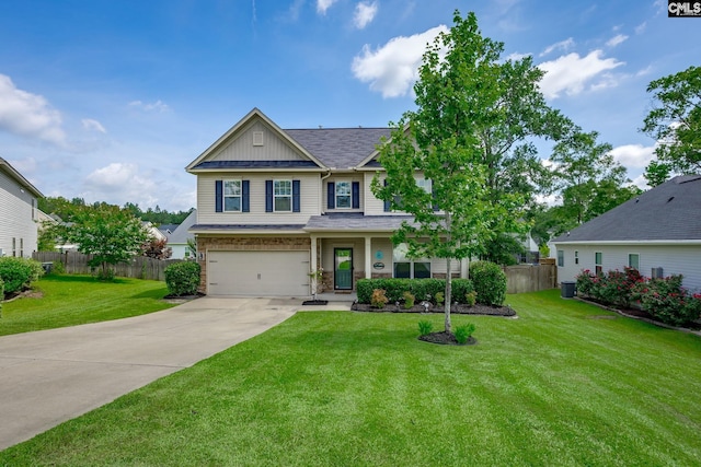 22 Kentucky Derby Ct, Lugoff, SC 29078 - craftsman house featuring a garage, driveway, and board and batten siding