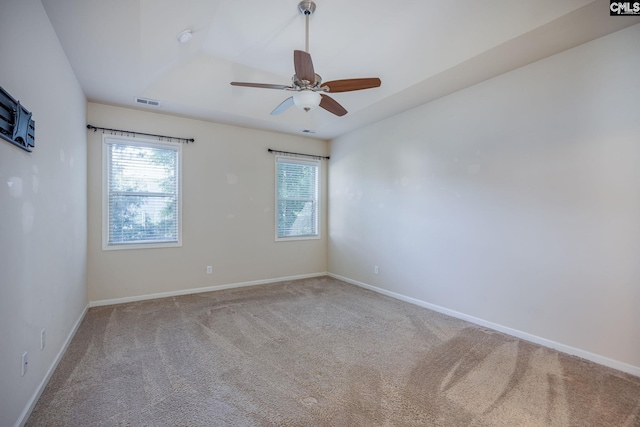 22 Kentucky Derby Ct, Lugoff, SC 29078 - carpeted empty room with baseboards and a ceiling fan