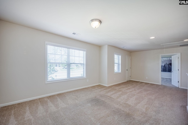 22 Kentucky Derby Ct, Lugoff, SC 29078 - spare room with attic access and light colored carpet