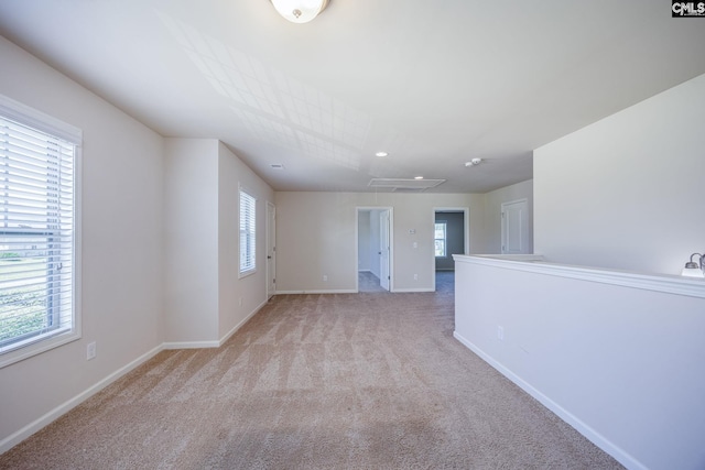22 Kentucky Derby Ct, Lugoff, SC 29078 - unfurnished room with attic access, carpet flooring, and recessed lighting