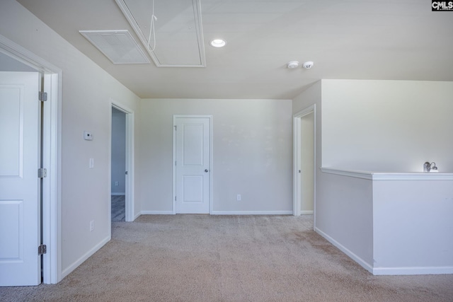 22 Kentucky Derby Ct, Lugoff, SC 29078 - carpeted spare room featuring attic access, recessed lighting, and a smoke detector