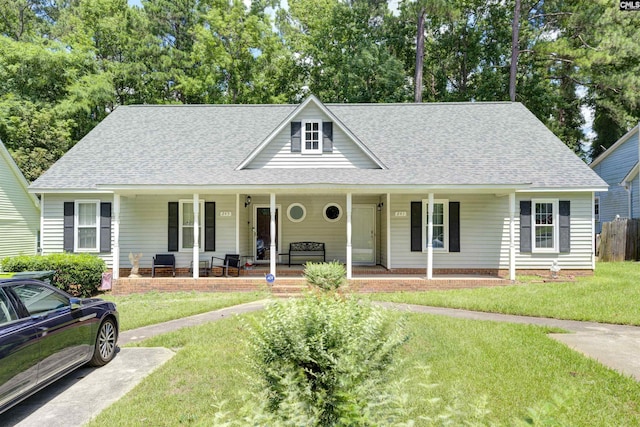 241 Friarsgate Blvd, Irmo, SC 29063 - view of front of home featuring a shingled roof, a porch, and a front yard