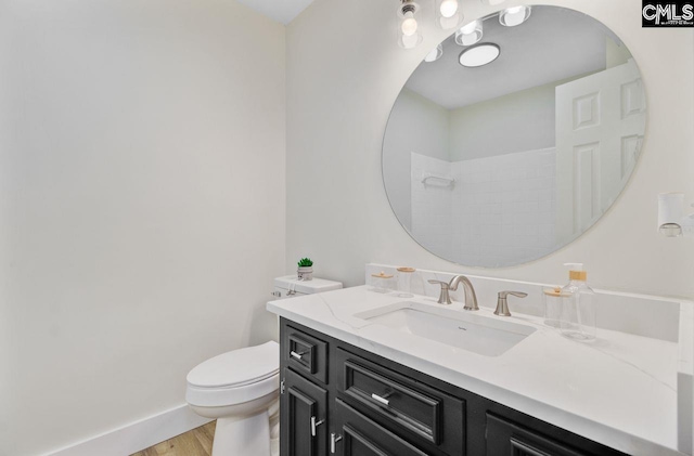 303 High Grove Rd, Summerville, SC 29485 - full bathroom with vanity and wood finished floors