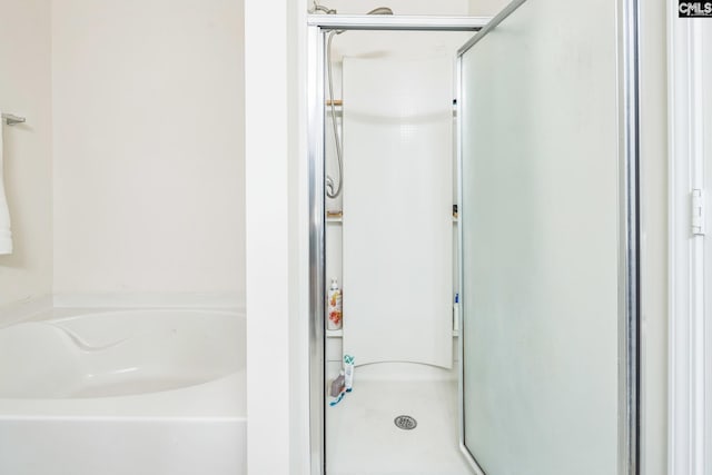 512 Eagles Rest Dr, Chapin, SC 29036 - bathroom featuring a stall shower and a bath