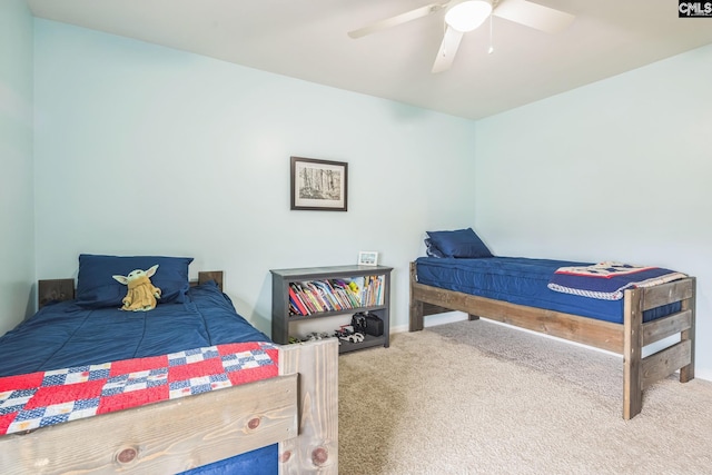512 Eagles Rest Dr, Chapin, SC 29036 - carpeted bedroom featuring baseboards and ceiling fan