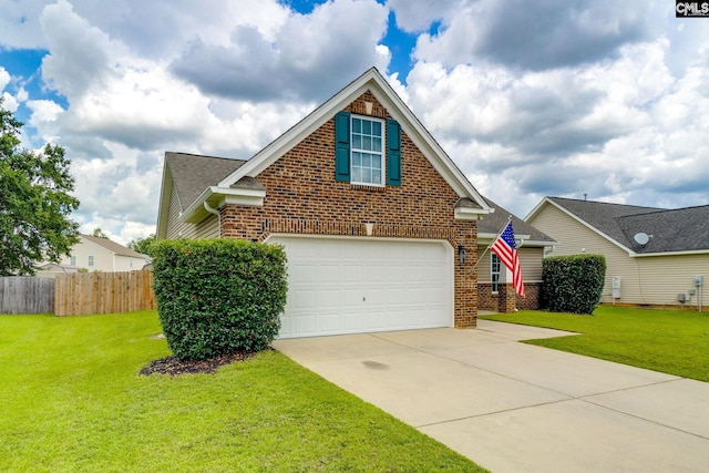 938 Farnsworth Dr, Hopkins, SC 29061 - traditional home with brick siding, concrete driveway, and an attached garage