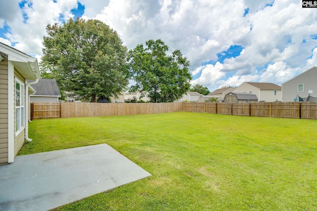 938 Farnsworth Dr, Hopkins, SC 29061 - fenced backyard with a patio area and a residential view
