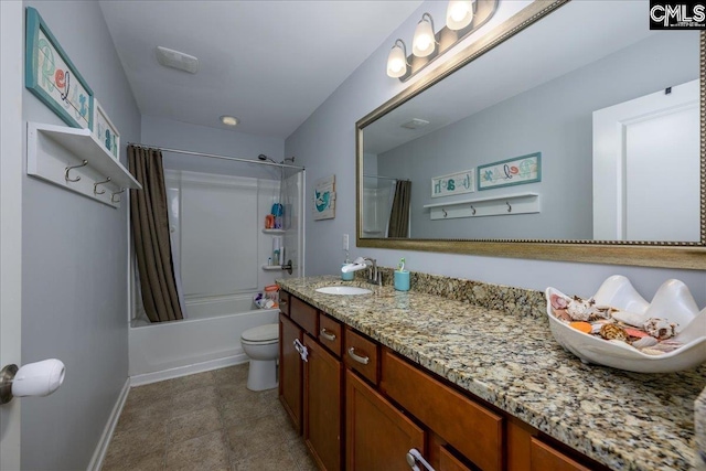 620 Blue Ledge Cir, Lexington, SC 29072 - bathroom with vanity and shower / tub combo