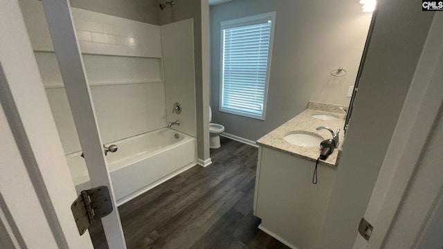 1020 Winter Way, Lexington, SC 29073 - full bath with shower / washtub combination, double vanity, and wood finished floors