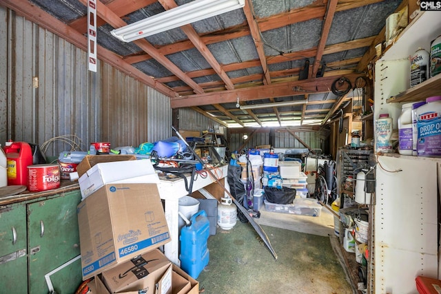3204 Windmill Rd, Leesville, SC 29070 - misc room with concrete floors