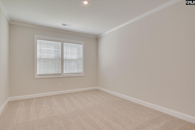 20 Belfast Ct, North Augusta, SC 29860 - spare room featuring ornamental molding and light carpet
