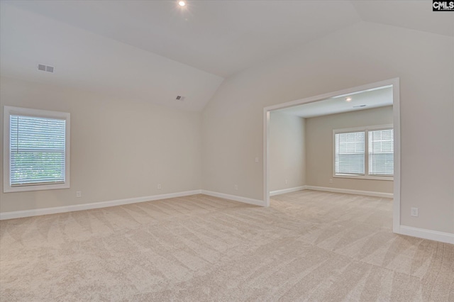 20 Belfast Ct, North Augusta, SC 29860 - empty room with lofted ceiling and light carpet