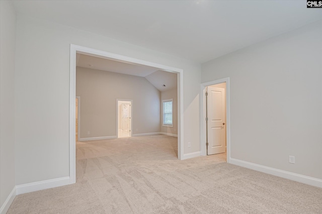 20 Belfast Ct, North Augusta, SC 29860 - empty room with light colored carpet and vaulted ceiling