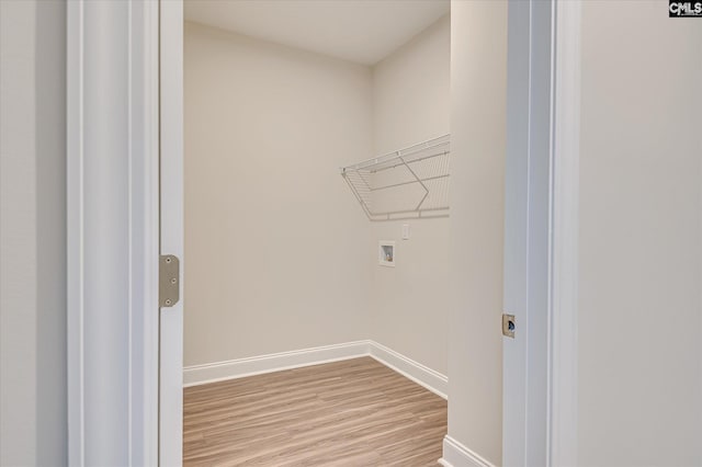 20 Belfast Ct, North Augusta, SC 29860 - laundry area with washer hookup and light wood-type flooring